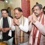 रामचंडी मंदिर पहुंचे मुख्यमंत्री साय, प्रदेश की खुशहाली के लिए की प्रार्थना